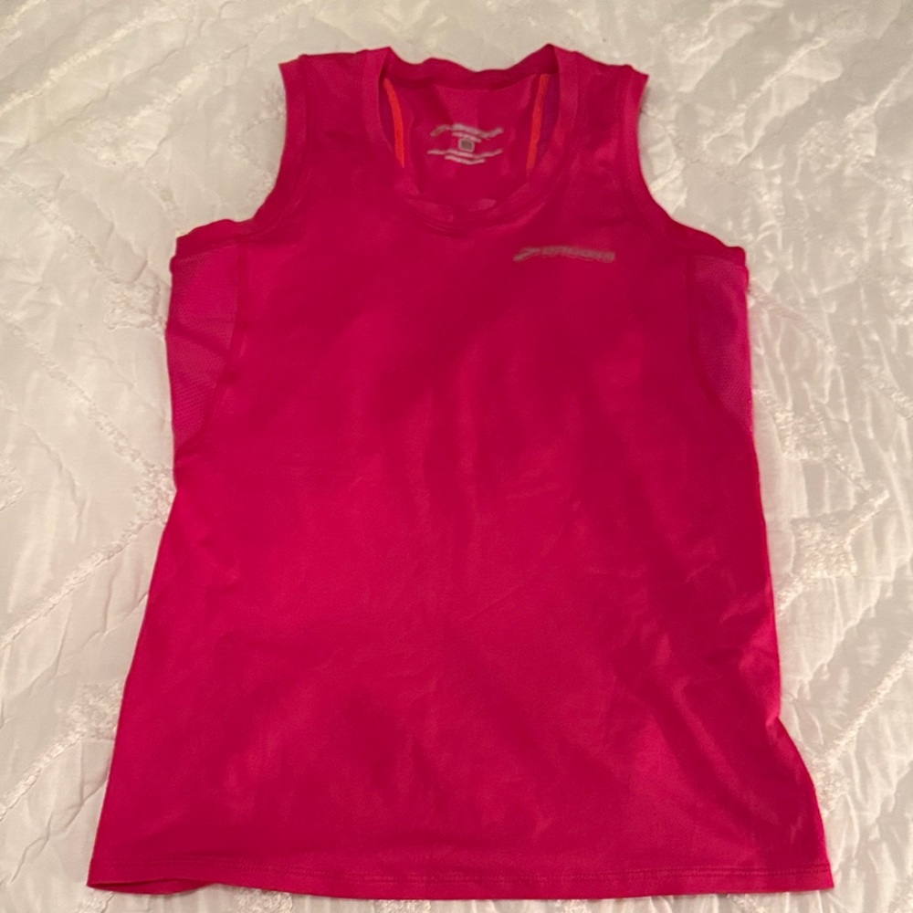 Brooks Vibrant Pink Tank Top